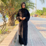 Dubai Classic Black Abaya Timeless Elegance | Size 54
