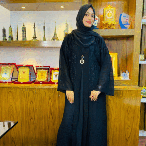 Timeless Black Classic Abaya Elegant & Modest | Size 54 | Perfect for Everyday & Occasions