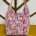 Bold Pink Dubai Floral Tote Bag Eye-Catching & Roomy Travel Companion