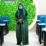 Dubai Classic Green Abaya Elegant & Modest Wear | Size 54