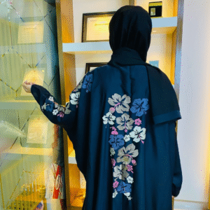 Embroidered Design Borka Elegant Modest Wear with Intricate Detailing | Size 54 | Premium Comfort