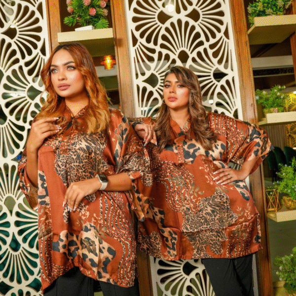 Chocolate Color Free Size Kamiz Fits Body Sizes 34 to 50 up