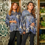 Elegant Navy Blue Free Size Shirt – Fits Body Sizes 34 to 60